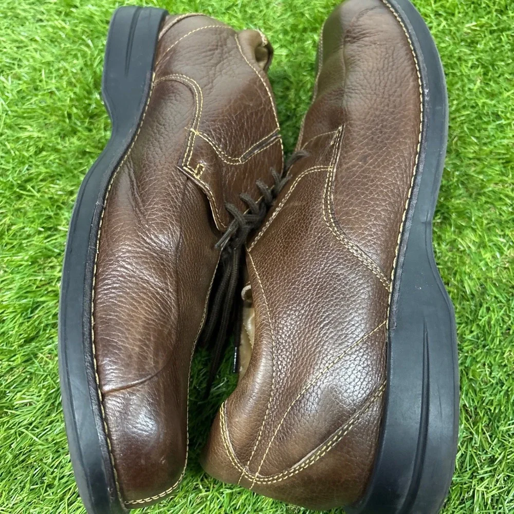 Leather Oxford Dress Shoes‎ Mens Size 13 M Brown Good
